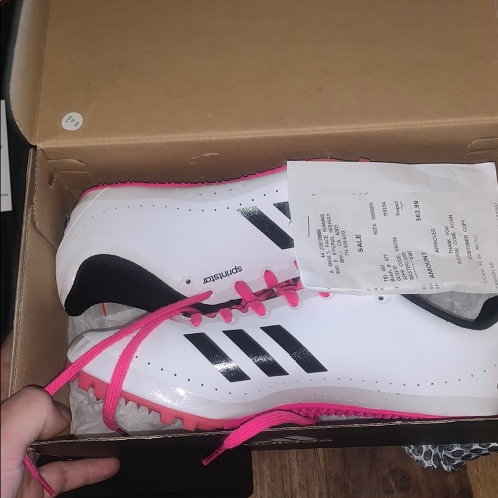 Girls track shoes